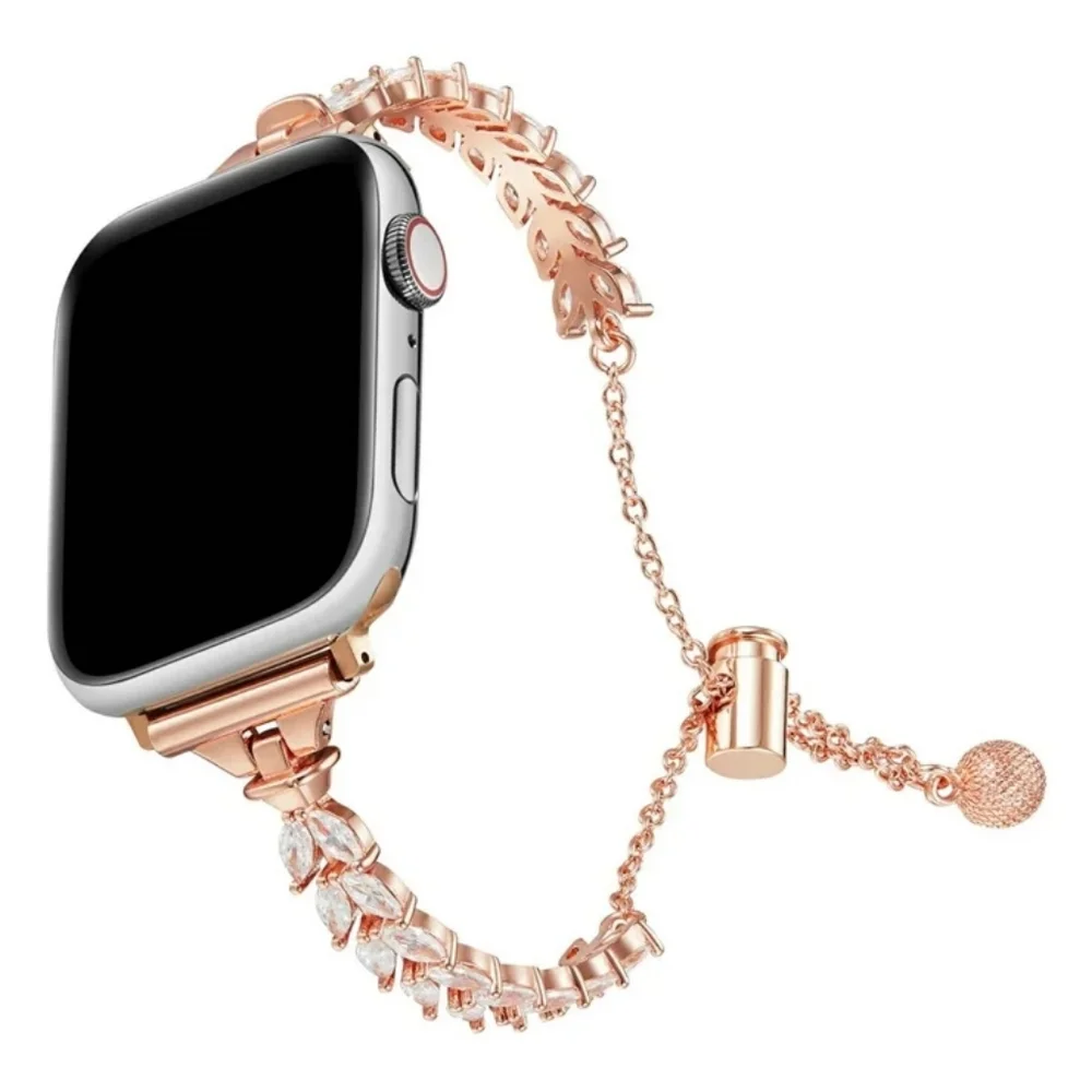 Rose Gold Slider Bracelet Apple Watch Band 42/44/45/49